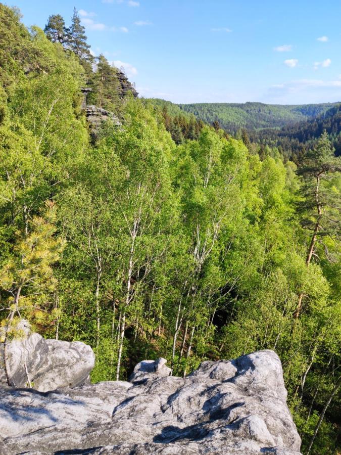 Ferienwohnung Saechsische Schweiz Rosenthal-Bielatal Kültér fotó